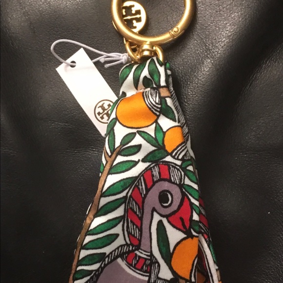 💐Tory Burch Scarf Key Chain💐 - Picture 1 of 7